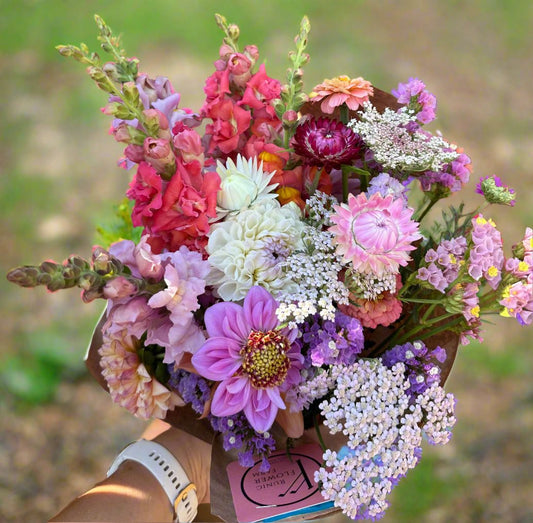 A monthly flower bouquet